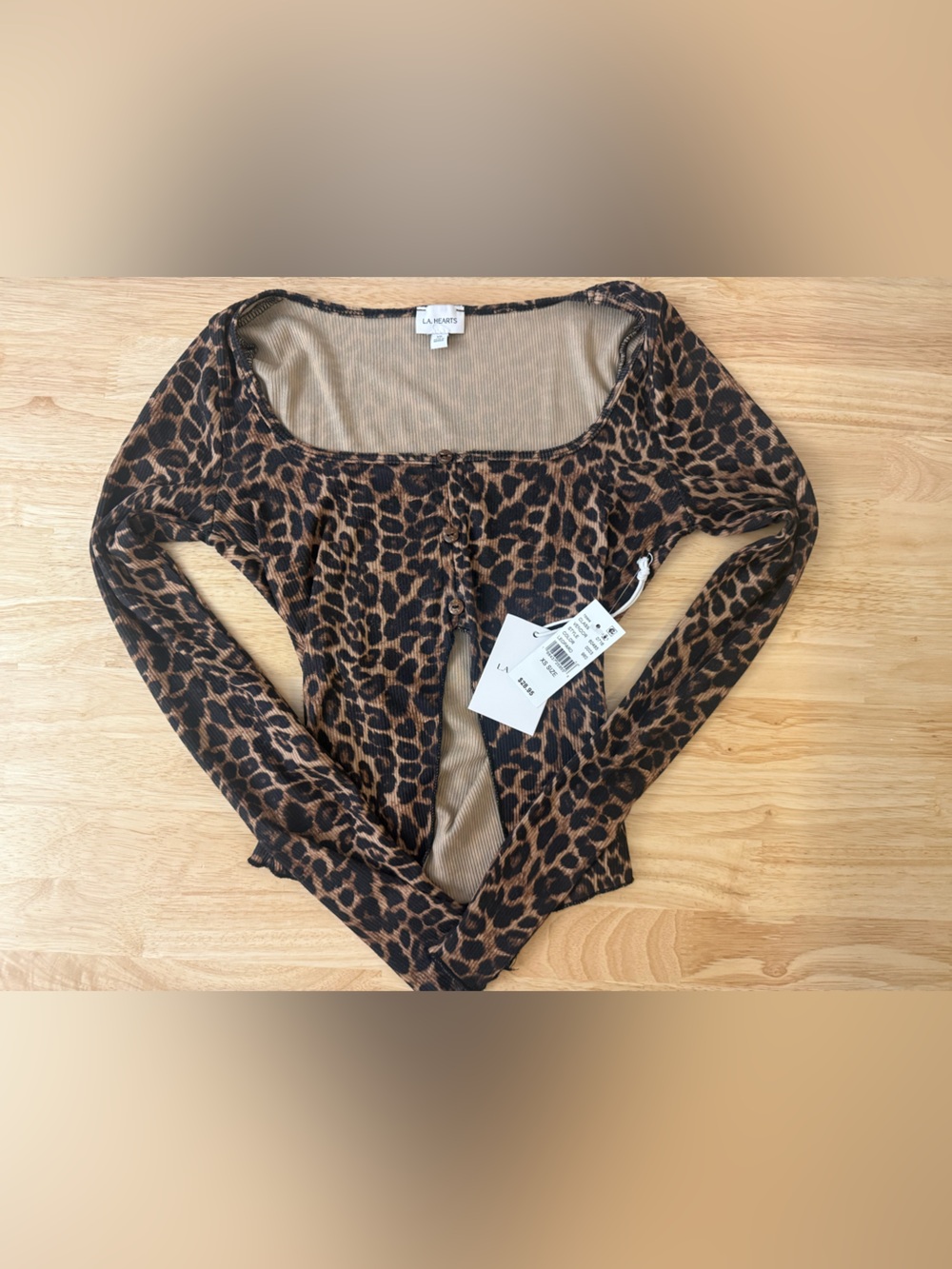 Brand new with tags L.A. hearts cheetah crop top